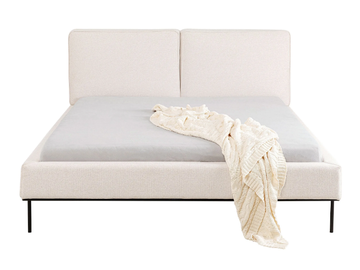 EAST SIDE - Fabric double bed with upholstered headboard by KARE Design - view 2